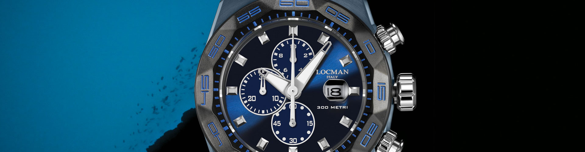 Orologi: Orologio Crono Automatico Uomo Locman Montecristo 0516M01S-00BKWHPK