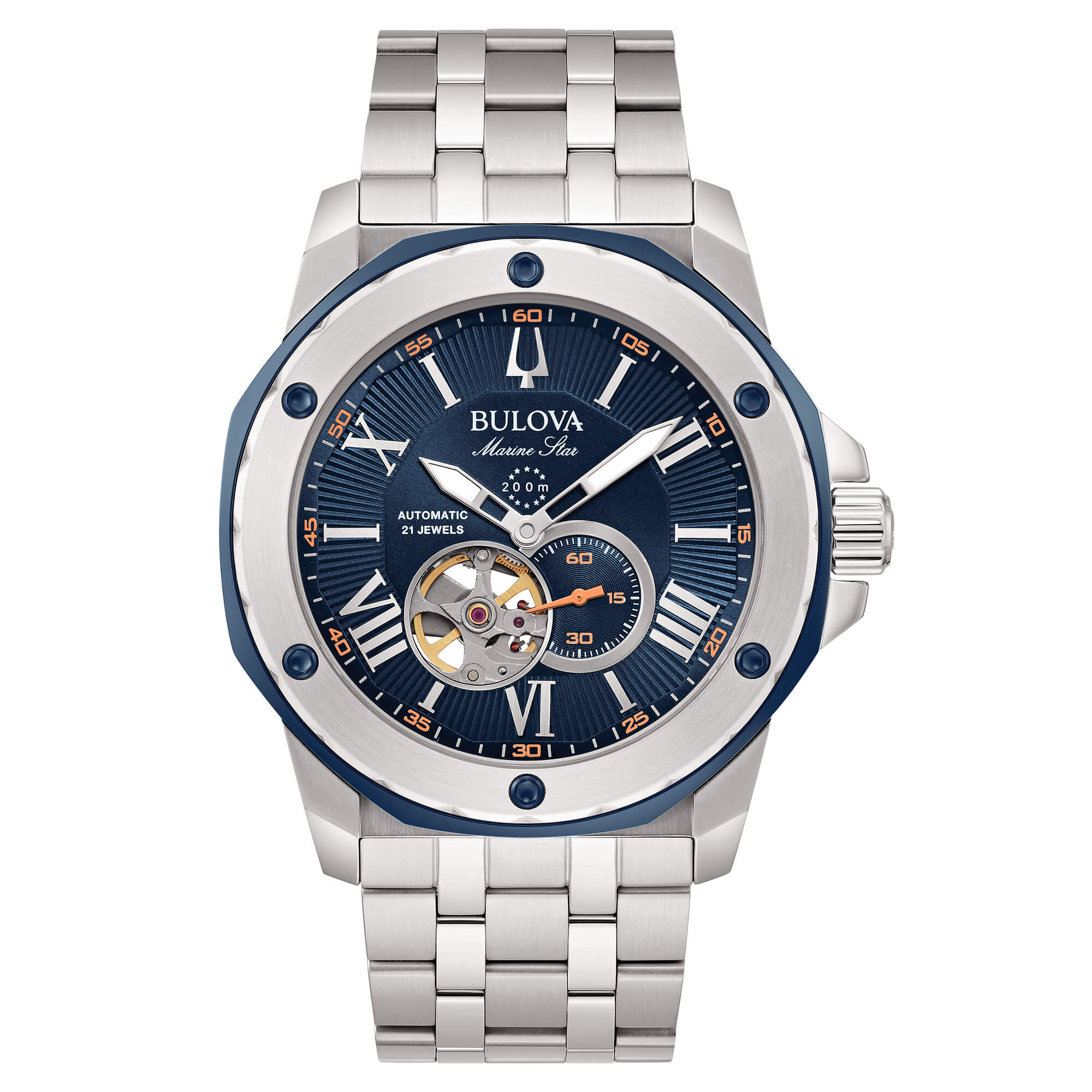 Orologi: Orologio Uomo Automatico Bulova Marine Star 98A306