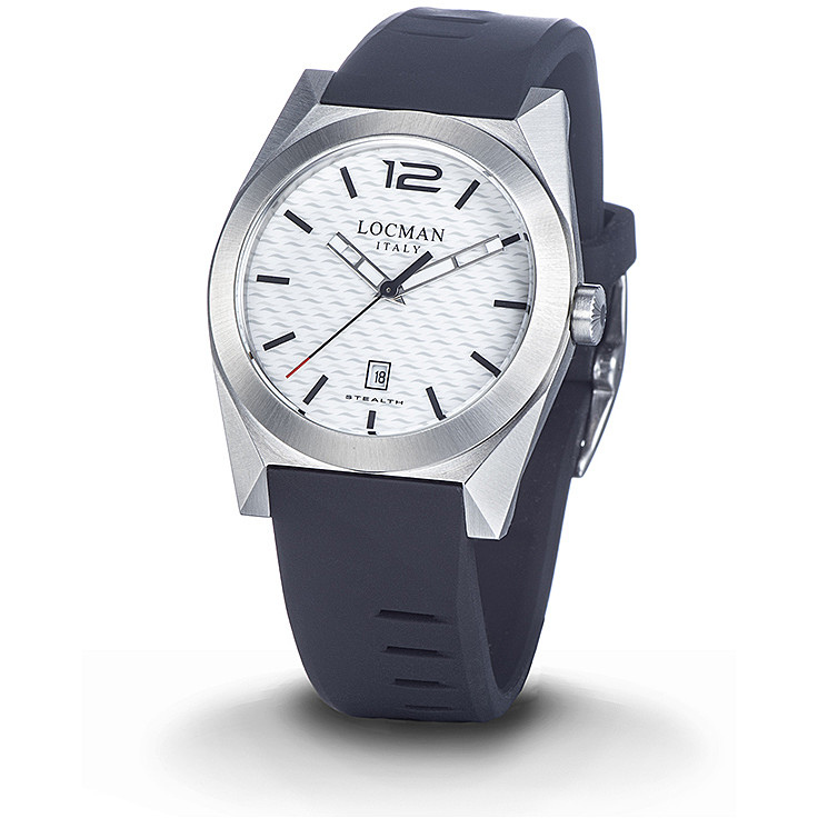 Orologi: Orologio Uomo Locman Nuovo Stealth 0810A08S-00WHBKSK