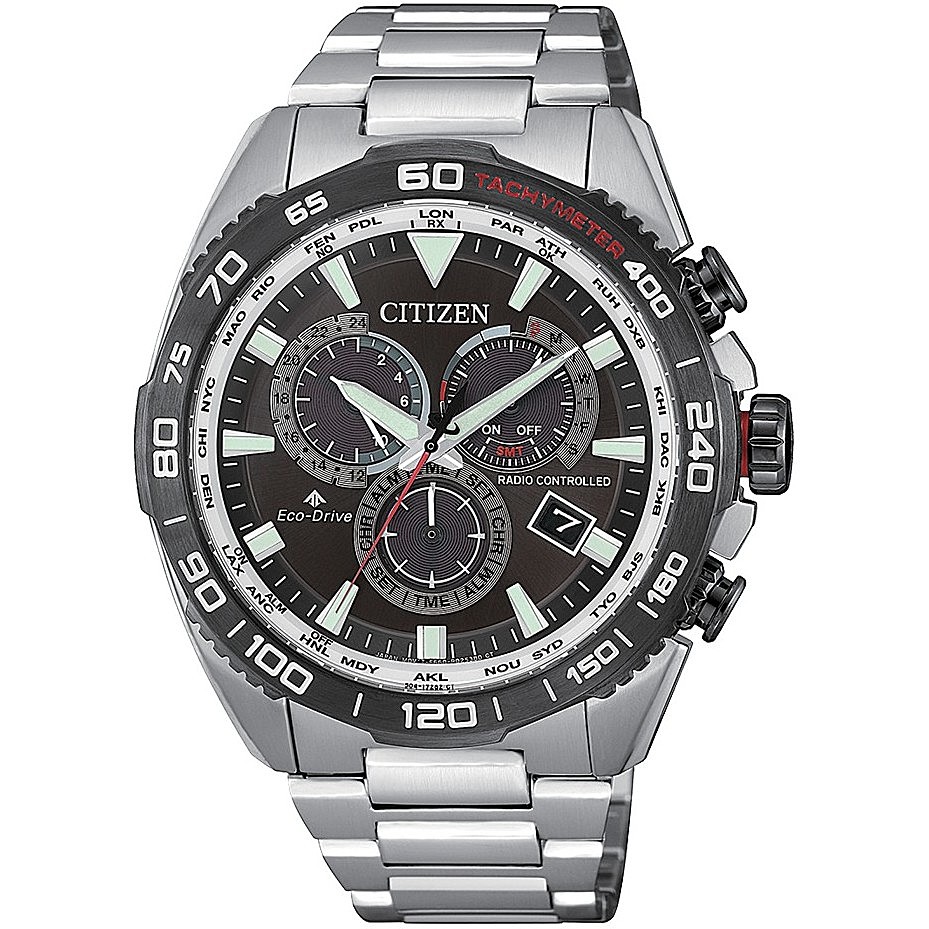 Orologi: Orologio Radiocontrollato Cronografo Uomo Citizen E660 CB5036-87X