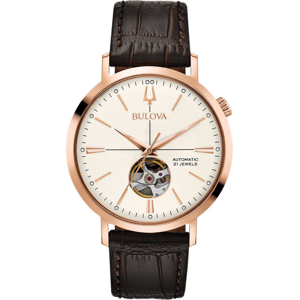 Orologi Orologio Automatico Uomo Bulova Aerojet 97A136