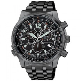 Orologi: Orologio Uomo Citizen Crono Pilot Radiocontrollato Eco-Drive  CB5867-87H