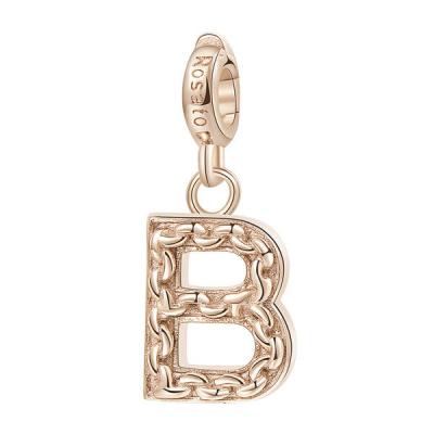 Charm argento 925/1000 galvanica rosa B