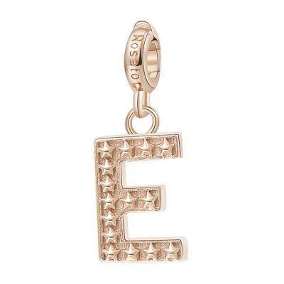 Charm argento 925/1000 galvanica rosa E
