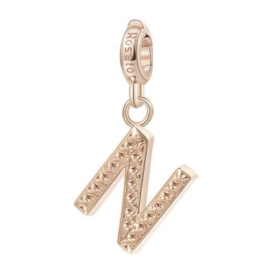 Charm argento 925/1000 galvanica rosa N