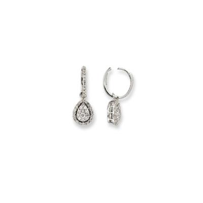 Orecchini in oro bianco e diamanti Gianni Carit? da Gioielleria Fochesato_product